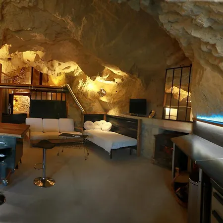 La Grotte Du Moulin Villa Noyers-sur-Cher Exterior photo